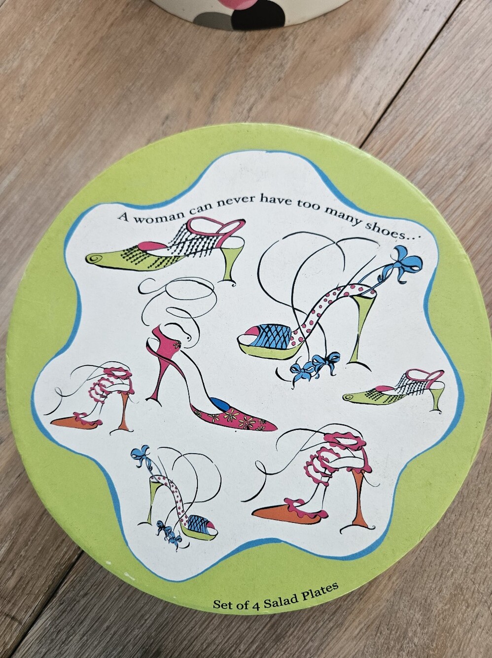 Four 8"x8" China Salad Or Dessert Plates